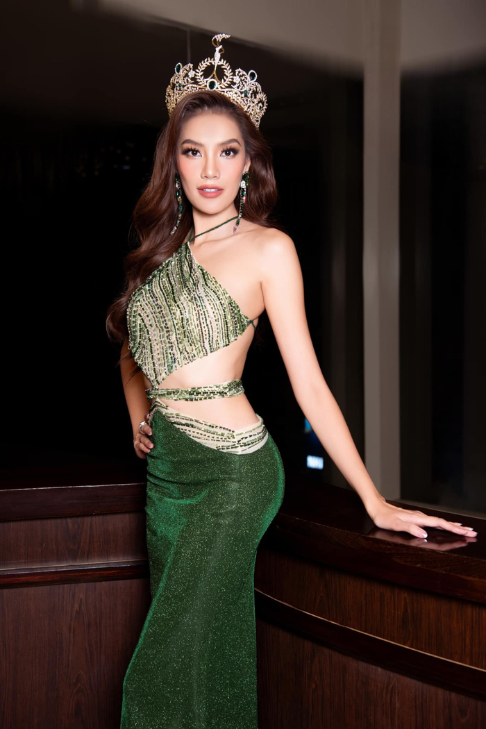 Lê Hoàng Phương là một trong những nàng hậu nhận được sự quan tâm đặc biệt của công chúng.