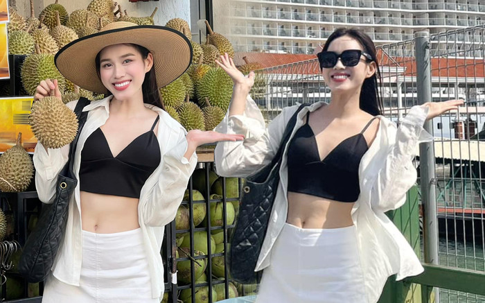 Đỗ Thị Hà diện trang phục kiệm vải khoe đường cong 'mướt mắt' hậu chạm mốc 60kg Ảnh 2