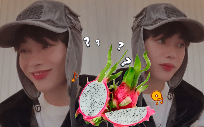 Thành viên nhóm nhạc Hàn Quốc nghe 'mì tôm thanh long' trên livestream, biểu cảm gây xôn xao Ảnh 2