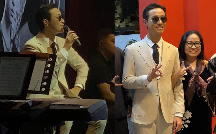 Đang biểu diễn, Hà An Huy quay xuống sân khấu hỏi mẹ một điều khiến nhạc sĩ Đức Trí tấm tắc khen Ảnh 2