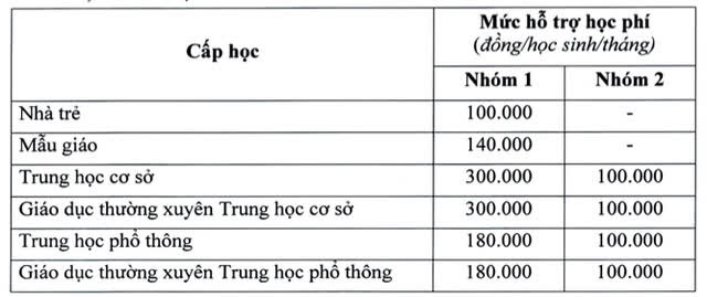Mức hỗ trợ học phí vừa được HĐND TP HCM thông qua; Ảnh: Nguyễn Phan