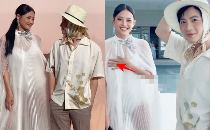 Trương Mỹ Nhân phát 'cẩu lương' cùng Phí Ngọc Hưng sau khi được cầu hôn Ảnh 2