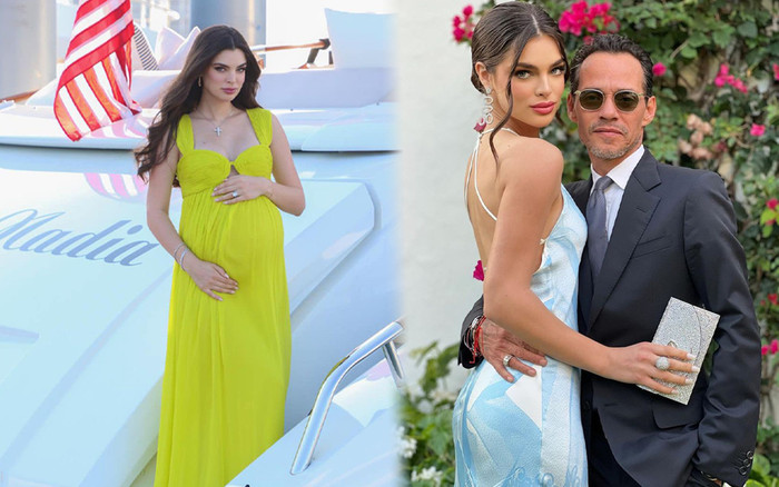 Á hậu Hoàn vũ 2021 khoe bụng bầu vượt mặt trên du thuyền hạng sang hậu nghi vấn ly hôn Ảnh 2