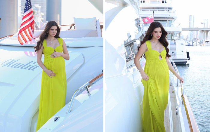 Nadia Ferreira khoe sắc vóc 'đỉnh chóp' giữa thai kỳ.