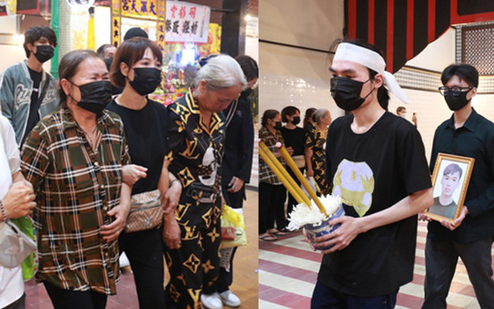 Lễ đưa tang nam ca sĩ Vbiz: Mẹ bật khóc gục ngã, xót xa cảnh 'người đầu bạc tiễn kẻ đầu xanh' Ảnh 2