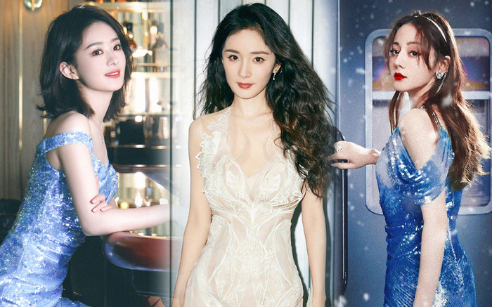 Cùng tạo hình tiên cá, Triệu Lệ Dĩnh có áp đảo Dương Mịch - Địch Lệ Nhiệt Ba? Ảnh 2