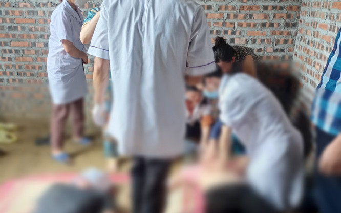 2 mẹ con bị điện giật tử vong thương tâm trong lúc làm nhà Ảnh 2