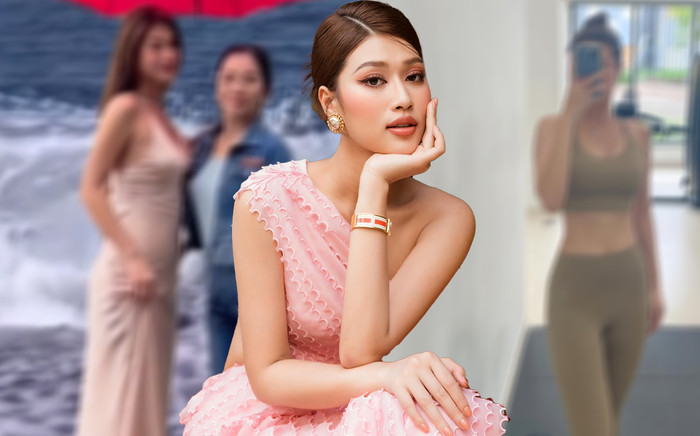 Hoa hậu Thiên Ân gây tranh cãi vì hình thể 'trồi sụt' thất thường, khác xa so với ảnh tự đăng Ảnh 2