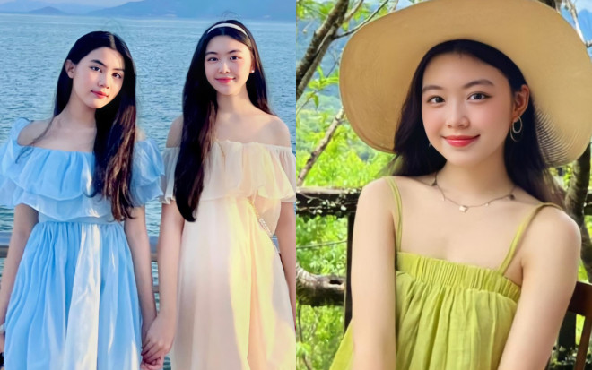 Style trong veo của 2 ái nữ nhà MC Quyền Linh: Trang điểm nhẹ, chăm diện một kiểu váy chuẩn nàng thơ! Ảnh 2