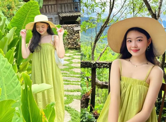 Style trong veo của 2 ái nữ nhà MC Quyền Linh: Trang điểm nhẹ, chăm diện một kiểu váy chuẩn nàng thơ! Ảnh 3