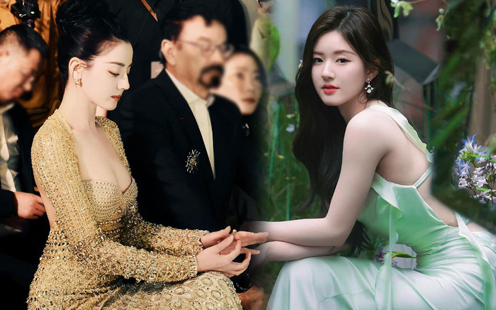 Cùng khoe lưng trần quyến rũ, Triệu Lộ Tư đánh bại Địch Lệ Nhiệt Ba chỉ với một chiêu Ảnh 2