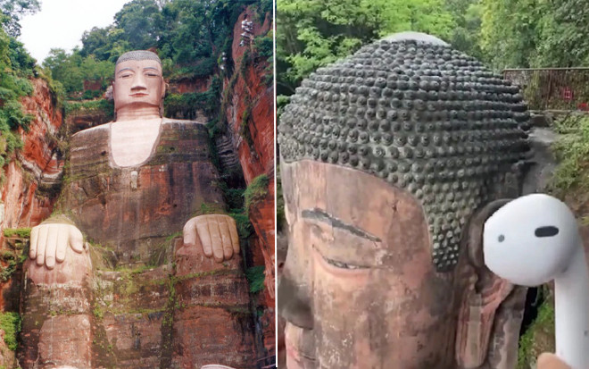 Chàng trai 27 tuổi vượt 2000km phát loa bên tai đức Phật cầu nguyện, nghe lời bày tỏ mà phì cười Ảnh 2