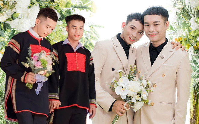 Từng lấy vợ sinh con, trai bản hạnh phúc trở thành cô dâu trong lần kết hôn thứ 2 Ảnh 2