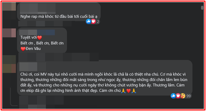  Hàng loạt khán giả rơi nước mắt khi xem MV của Đen Vâu, đến 'chính chủ' cũng không hiểu nguyên do Ảnh 4