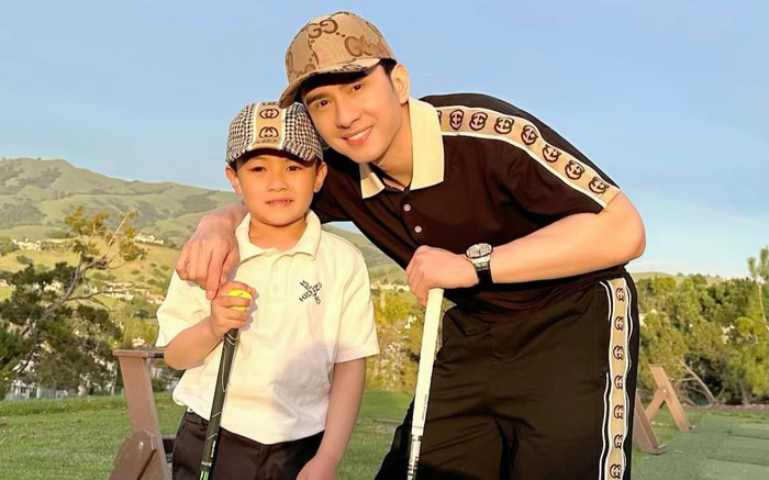 Quý tử nhà Đan Trường được bố dành 'lời có cánh', ngày càng chơi golf chuyên nghiệp Ảnh 2