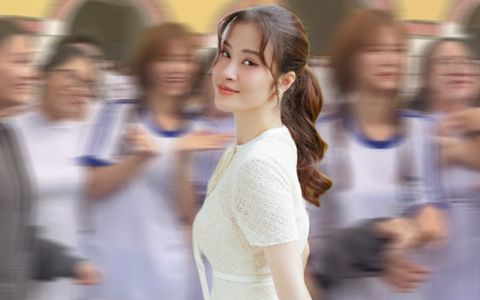 'Trốn' chồng con, Đông Nhi bất ngờ hóa nữ sinh quay trở lại ngôi trường năm xưa từng theo học Ảnh 2