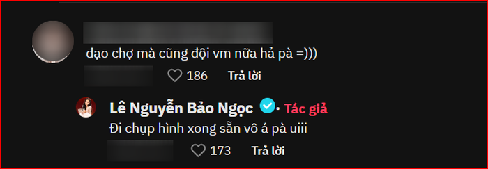  Hoa hậu Bảo Ngọc tiếp tục gây tranh cãi khi đội vương đi... dạo chợ Ảnh 2