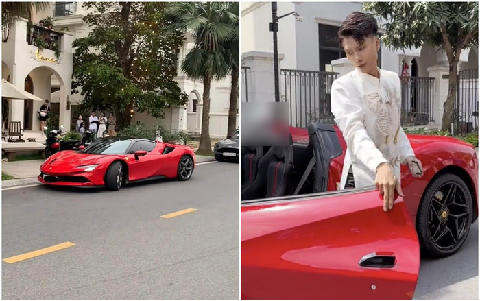 Choáng ngợp với dàn siêu xe tại đám cưới của Đạt Villa, chú rể dẫn đoàn với chiếc xe giá trị cực 'khủng' Ảnh 2