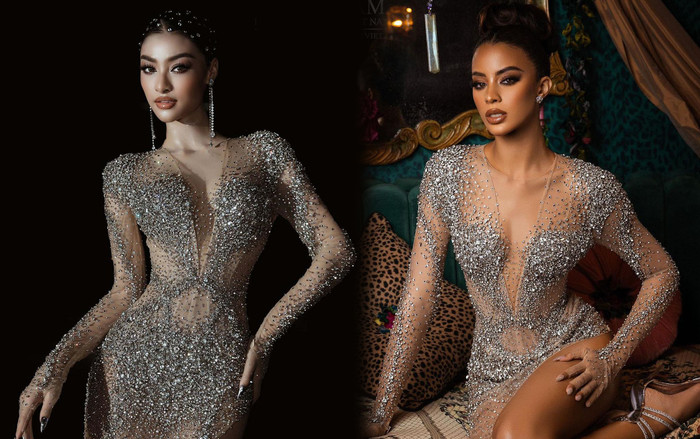 LONA Kiều Loan 'đụng độ' Á hậu 2 Miss Universe: Mỹ nhân hoàn vũ bị chặt đẹp ở một điểm? Ảnh 2