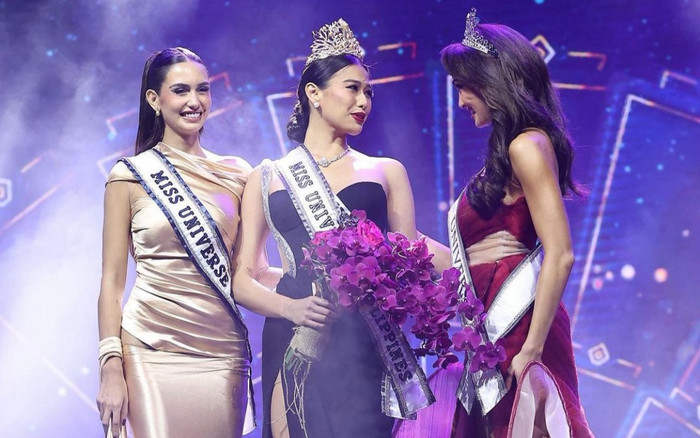 Vừa mới đăng quang, Miss Universe Philippines 2023 bị 'soi' 1 điều giống hệt người tiền nhiệm Ảnh 2