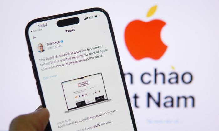  CEO Tim Cook đăng tweet về Apple Store online tại Việt Nam Ảnh 2