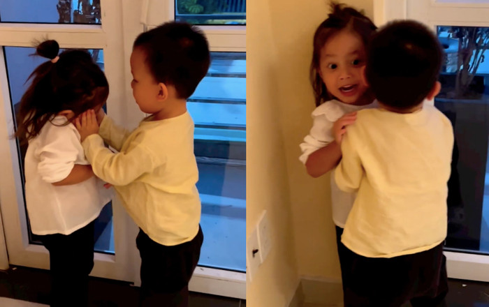 Hai nhóc tỳ nhà Hà Hồ có loạt khoảnh khắc đáng yêu, quý tử Leon gây bão vì hành động dành cho chị Ảnh 2