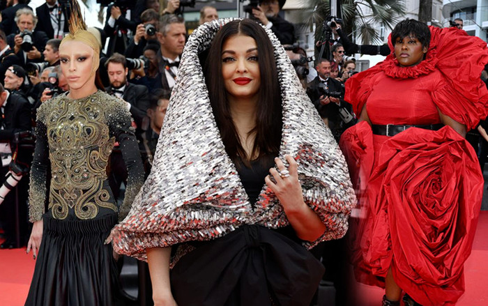 Thảm đỏ Cannes ngày 3: Hoa hậu đẹp nhất thế giới diện layout 'ô dề', chiến thần lố lăng đổ bộ Ảnh 2