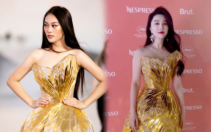 Phạm Băng Băng đẹp tựa nữ thần khi diện đầm của Chung Thanh Phong lên thảm đỏ dạ tiệc Cannes Ảnh 2