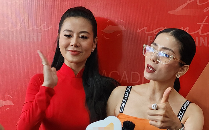 Lệ Quyên vội vã đến chúc mừng ngày vui của Nam Thư Ảnh 2