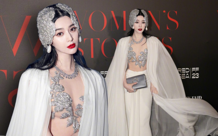 Phạm Băng Băng khoe 'tuyết lê' đẹp đỉnh trên thảm đỏ Cannes: Sao quốc tế còn không làm lại! Ảnh 2