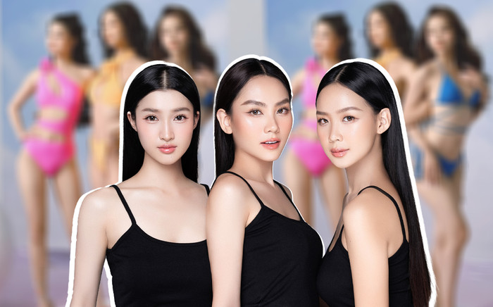 Top 3 Miss World Vietnam 2022 'nóng bỏng mắt' trong loạt ảnh mới, nhìn kỹ Bảo Ngọc lại thấy sai sai Ảnh 2