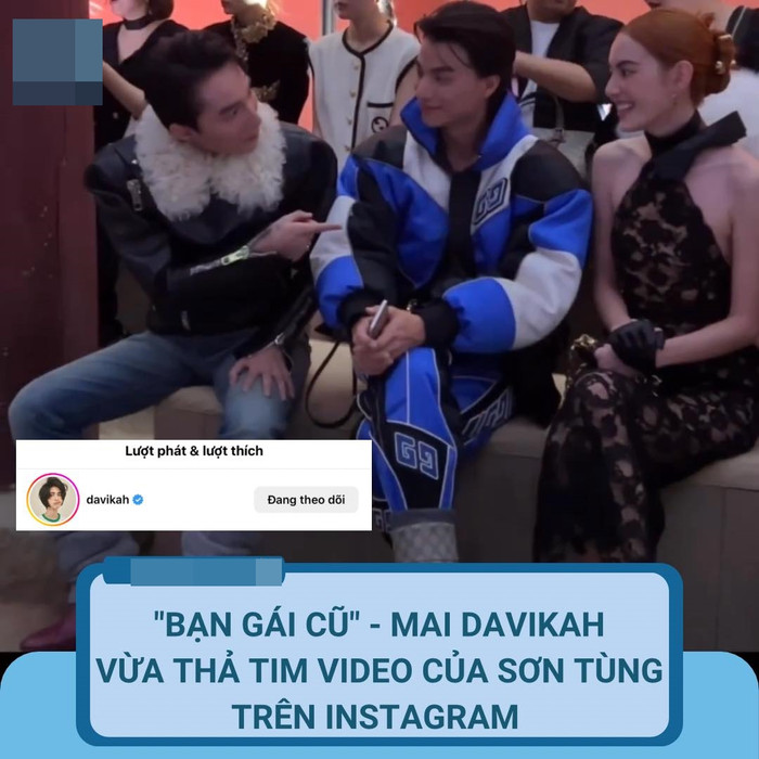  'Bạn gái cũ' của Sơn Tùng gây xôn xao khi có hành động dành cho nam ca sĩ trên mạng xã hội Ảnh 1