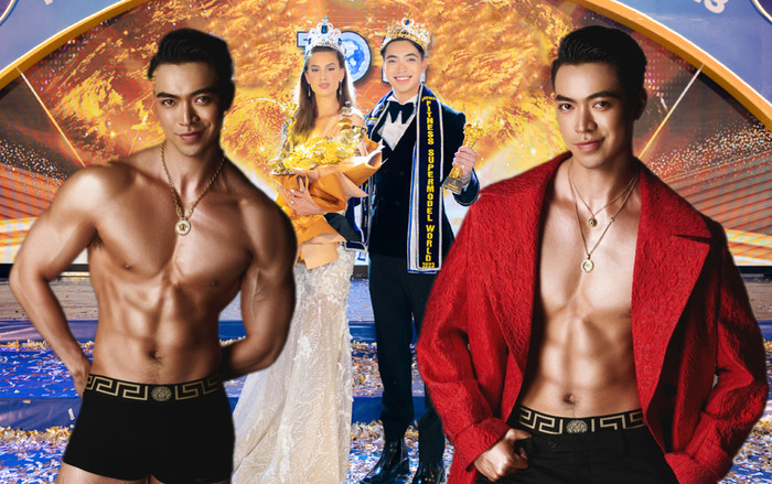 Body nóng như lửa của chàng trai Việt kiều vừa đăng quang Nam vương siêu mẫu thể hình thế giới Ảnh 2