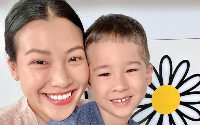 Hoàng Oanh hạnh phúc chứng kiến con lớn lên từng ngày Ảnh 2