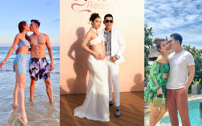 Phương Trinh Jolie tự tin khoe bụng bầu, được chồng tháp tùng dự Fashion Show Ảnh 2