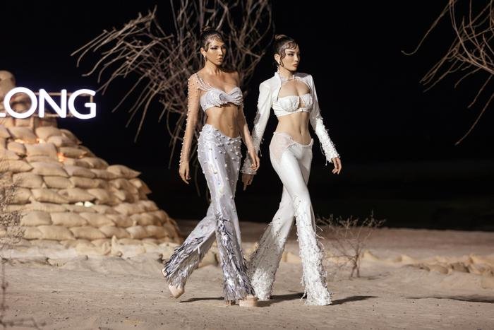 Võ Hoàng Yến - Minh Tú và màn duo-catwalk khi bị NTK làm khó, siêu mẫu 'có thực lực' phải vậy! Ảnh 3