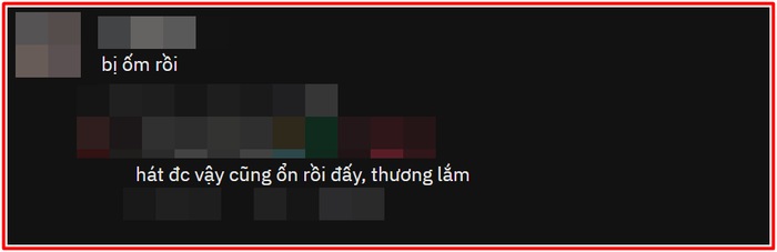 Một số fan đã tiết lộ việc sức khỏe của MONO không được tốt trong show diễn này. 