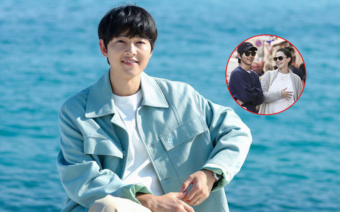 Song Joong Ki: 'Tôi muốn hoàn thành lịch trình Cannes thật nhanh để về với vợ' Ảnh 2