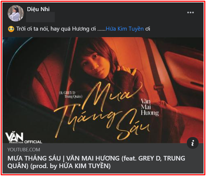 Vừa ra mắt ca khúc mới, Văn Mai Hương có nguy cơ 'mất hit' vào tay... Diệu Nhi? Ảnh 1