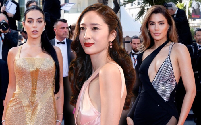 Cannes ngày 10: Mỹ nhân gốc Á 'sáng như trăng rằm', bạn gái Ronaldo xin thua' Á hậu Hoàn Vũ về độ bốc lửa Ảnh 2