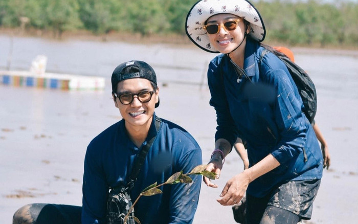 Vợ chồng Ngô Thanh Vân ghi điểm, không ngại 'trèo đèo, lội suối' làm việc đây nhân nhân văn này đây Ảnh 2