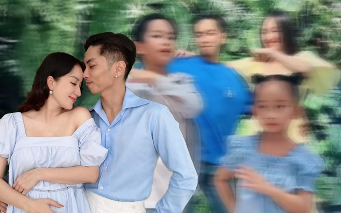 Khánh Thi - Phan Hiển ôm bụng bầu nhảy múa cùng 2 con: Hạnh phúc khó ai bì kịp! Ảnh 2