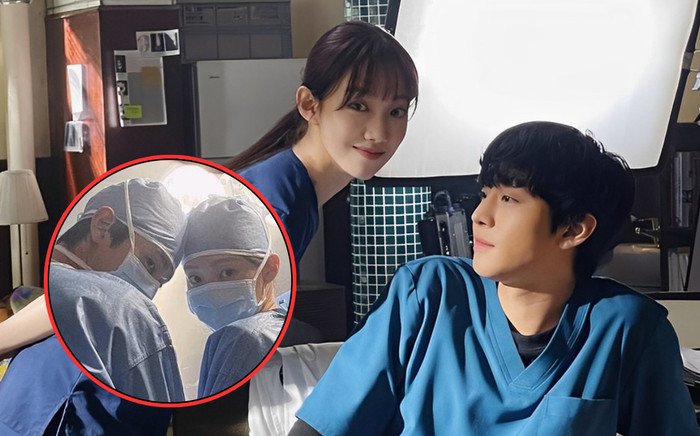 Ahn Hyo Seop - Lee Sung Kyung 'dính như sam' tại hậu trường mới nhất phim Người Thầy Y Đức 3 Ảnh 2