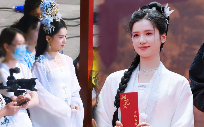 Tạo hình Trương Tịnh Nghi trong phim mới đẹp thế nào mà được ví như mỹ nhân Tây Du Ký? Ảnh 2