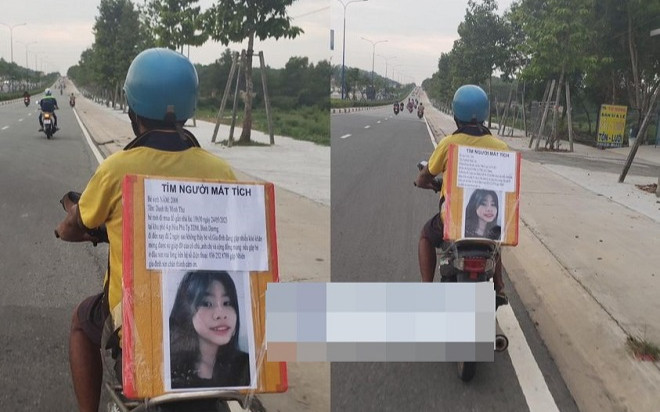 Người đàn ông đi xe máy lang thang khắp Bình Dương, nhìn tấm biển sau lưng khiến ai nấy rơi nước mắt Ảnh 2