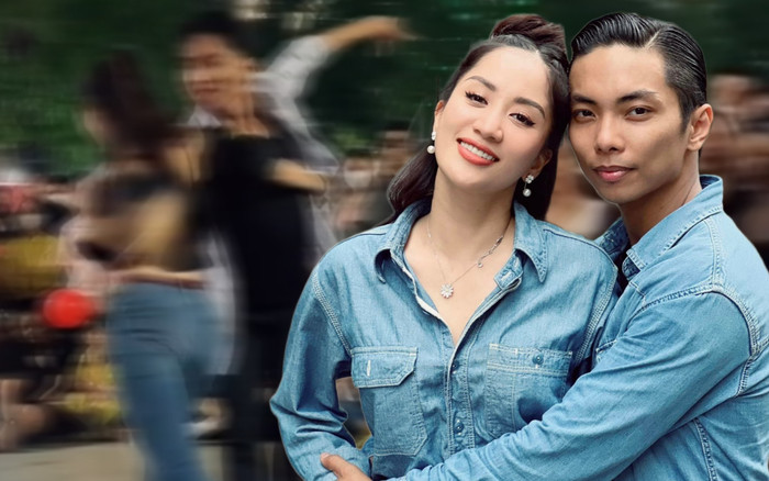 Vắng mặt Khánh Thi, Phan Hiển 'náo loạn' phố đi bộ cùng cô gái khác Ảnh 2