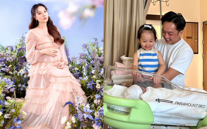 Đàm Thu Trang hạ sinh nhóc tỳ thứ 2, nhìn Cường Đô La và ái nữ túc trực kề cạnh mà hạnh phúc lây Ảnh 2