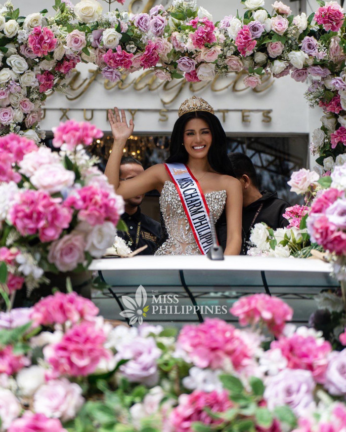 Tân Hoa hậu Quốc tế Philipines xuất hiện rạng rỡ trong buổi diễ hành. (Nguồn: The Miss Philipines)