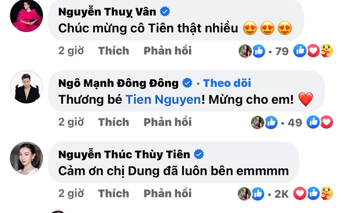 Sao Vbiz phản ứng thế nào sau vụ kiện của Hoa hậu Thuỳ Tiên với bà Đặng Thuỳ Trang? Ảnh 3