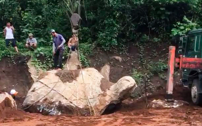 Ly kì người đàn ông ở Nghệ An đào được tảng đá hình con rùa: Có người trả 1 tỷ đồng Ảnh 2